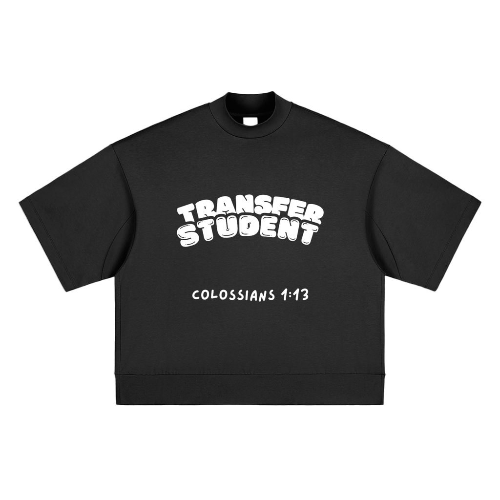 Transfer Student Heavyweight Mock Neck T-shirt