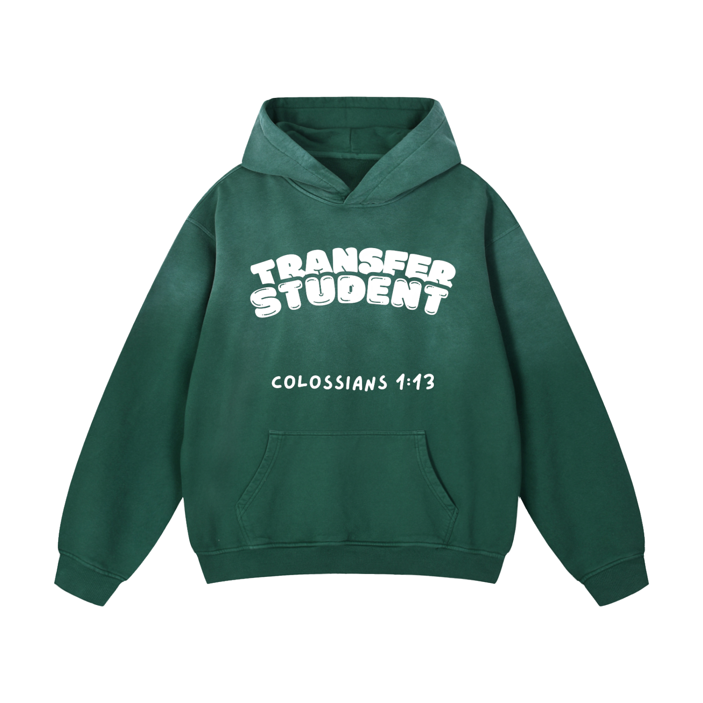 Transfer Student Heavyweight Sunfade Oversized Hoodie