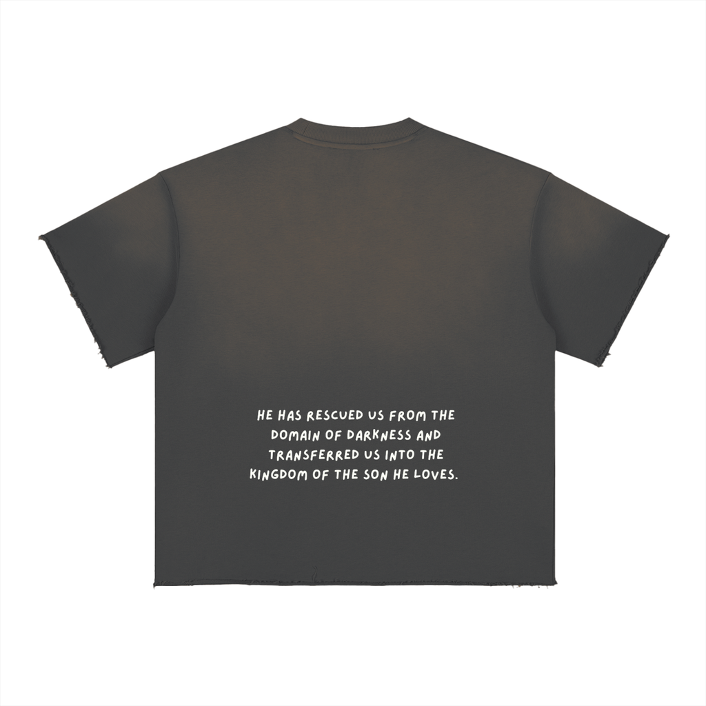 Transfer Student Sun Fade Raw Edge T-Shirt