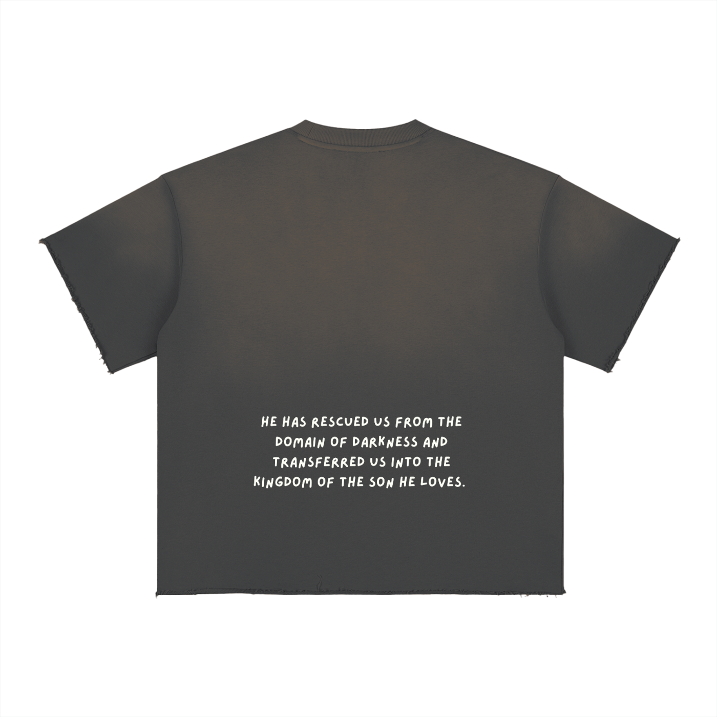 Transfer Student Sun Fade Raw Edge T-Shirt