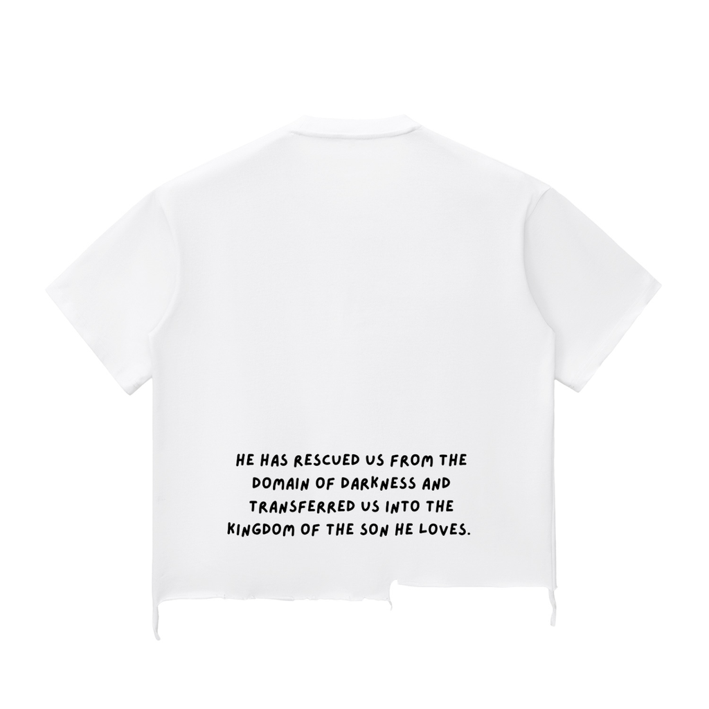 Transfer Student Raw-Hem Boxy T-shirt
