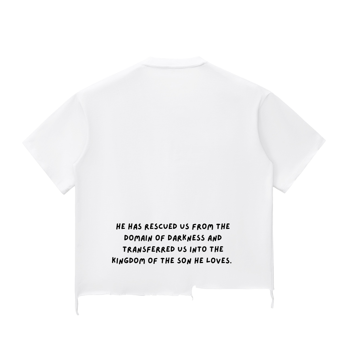 Transfer Student Raw-Hem Boxy T-shirt