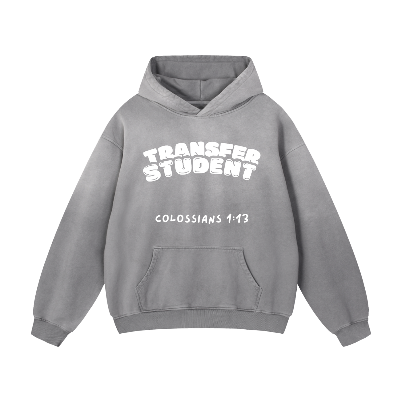 Transfer Student Heavyweight Sunfade Oversized Hoodie