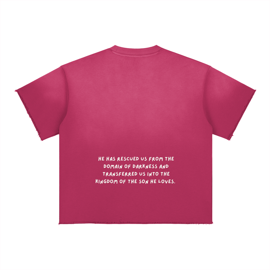 Transfer Student Sun Fade Raw Edge T-Shirt