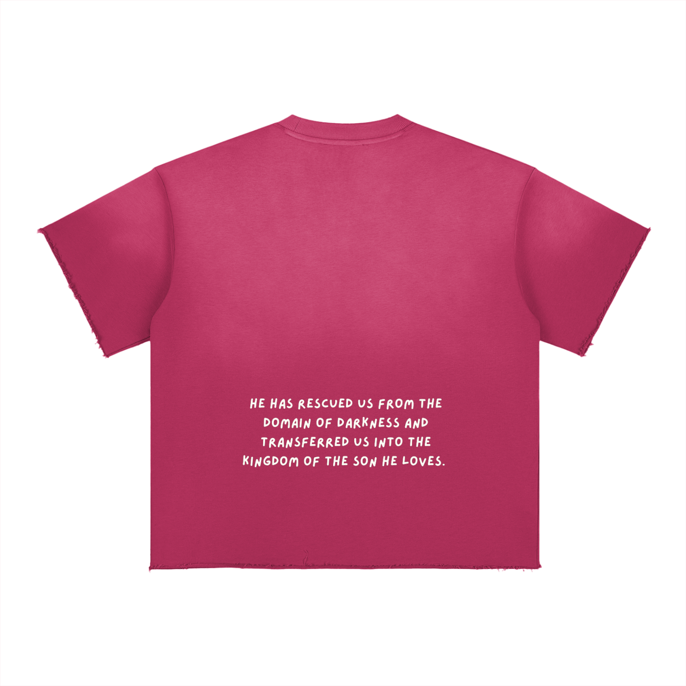 Transfer Student Sun Fade Raw Edge T-Shirt