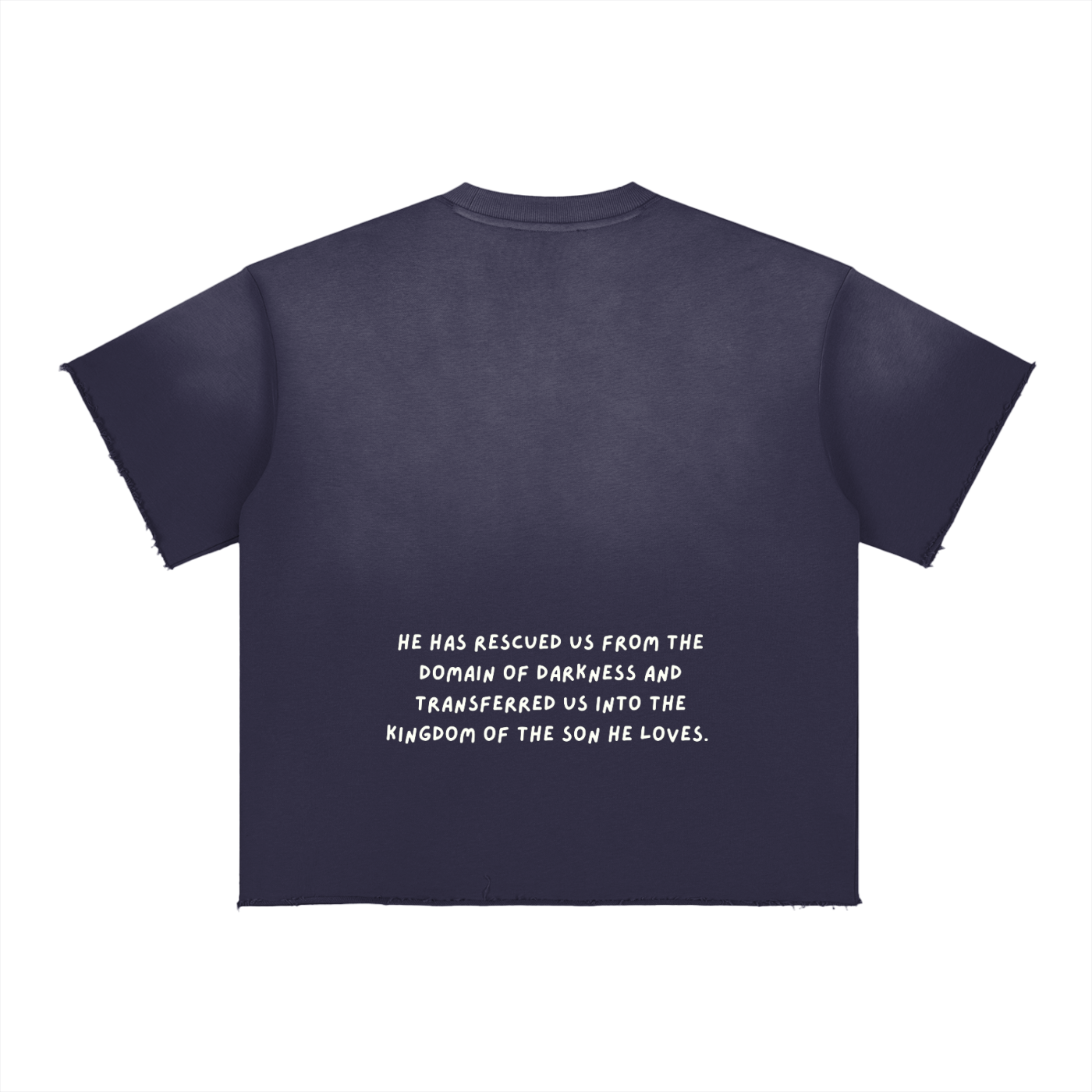 Transfer Student Sun Fade Raw Edge T-Shirt