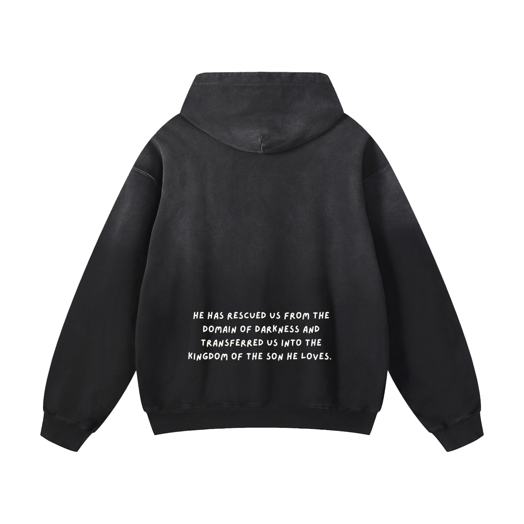 Transfer Student Heavyweight Sunfade Oversized Hoodie