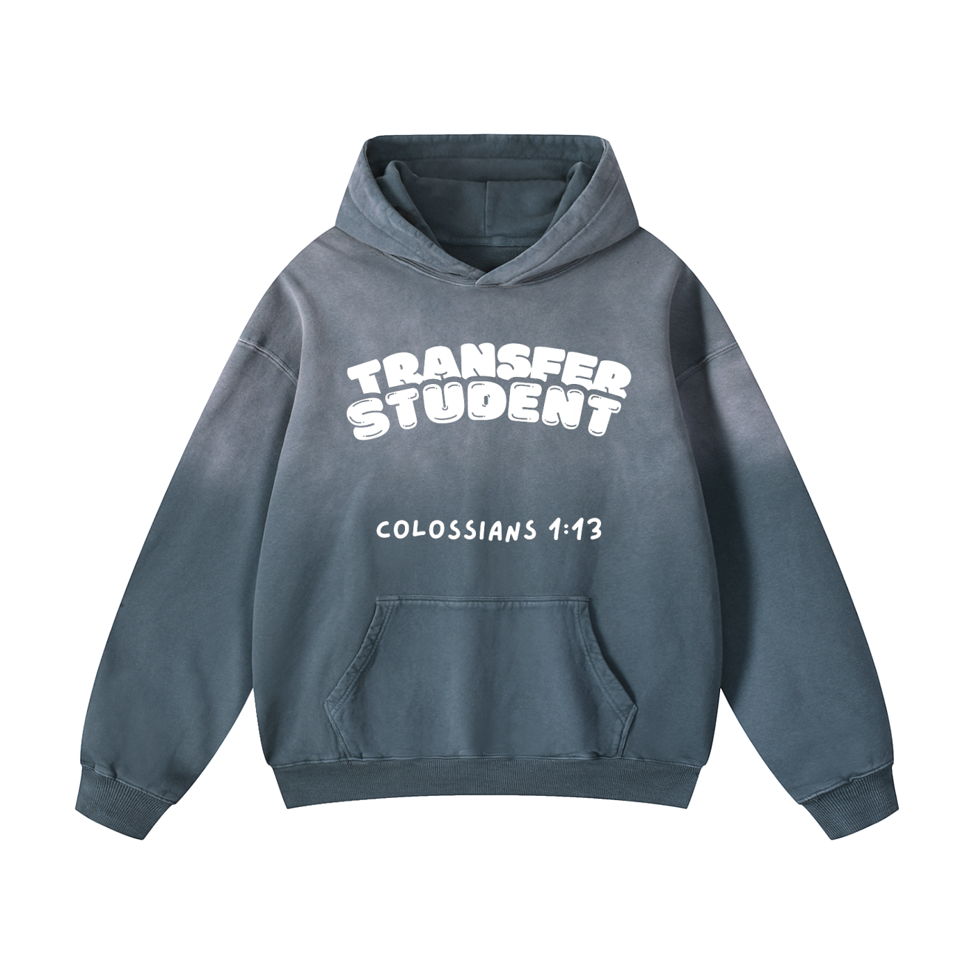Transfer Student Heavyweight Sunfade Oversized Hoodie