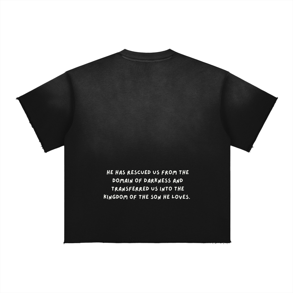Transfer Student Sun Fade Raw Edge T-Shirt