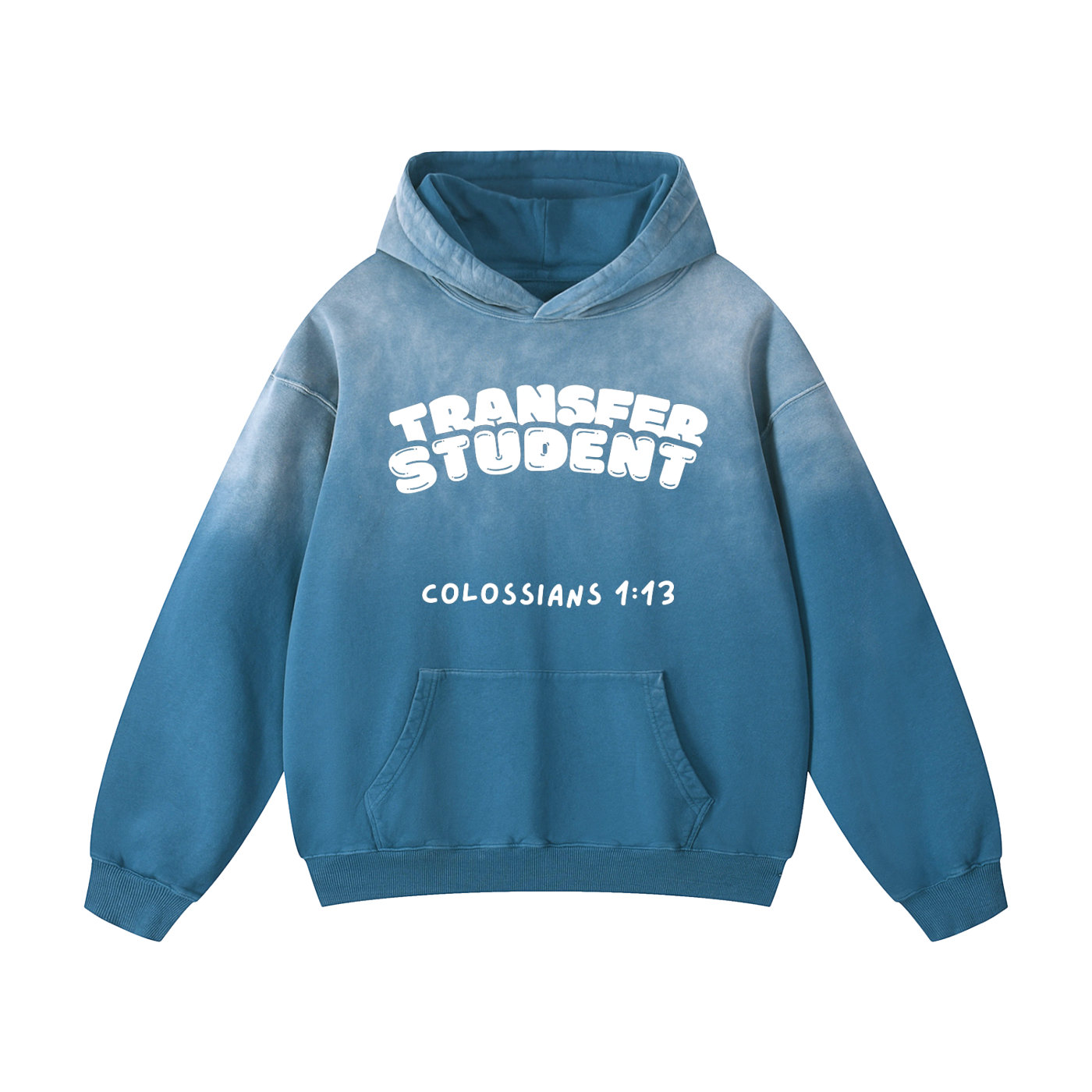 Transfer Student Heavyweight Sunfade Oversized Hoodie