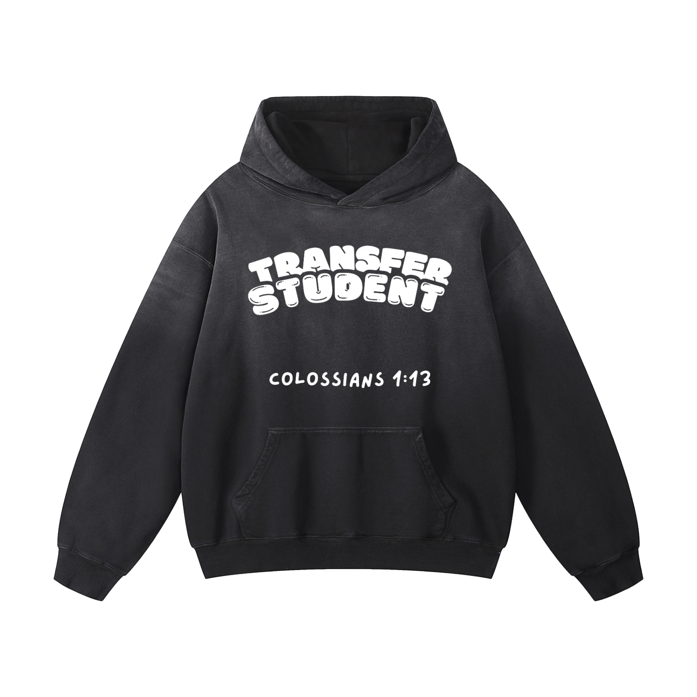 Transfer Student Heavyweight Sunfade Oversized Hoodie