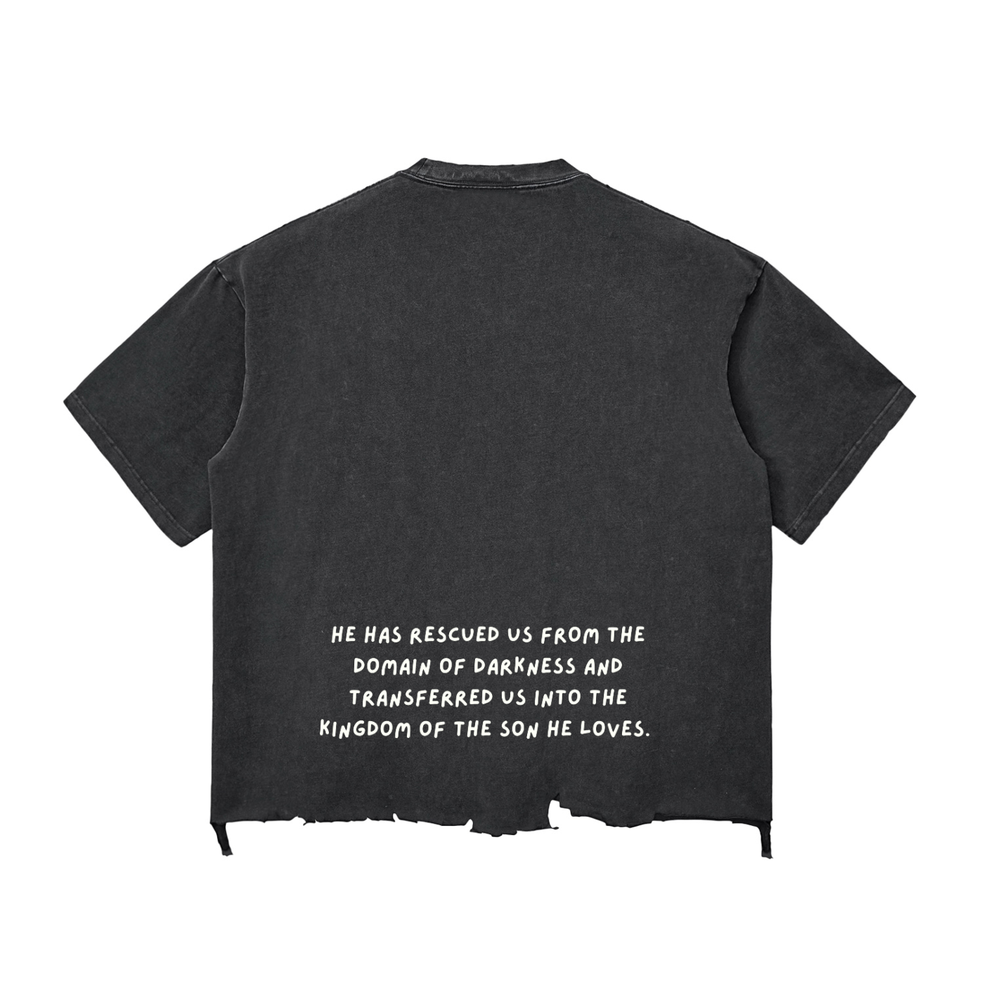 Transfer Student Raw-Hem Boxy T-shirt