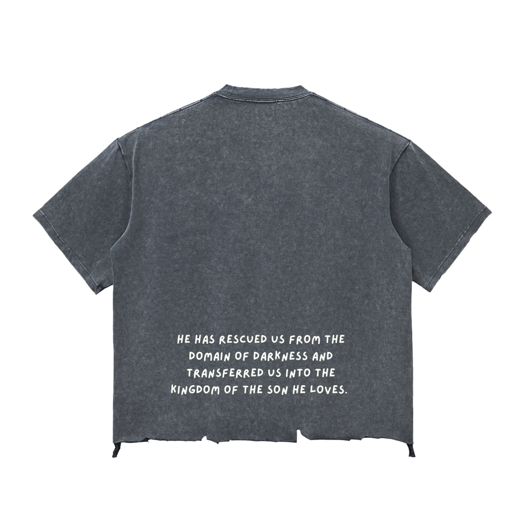 Transfer Student Raw-Hem Boxy T-shirt