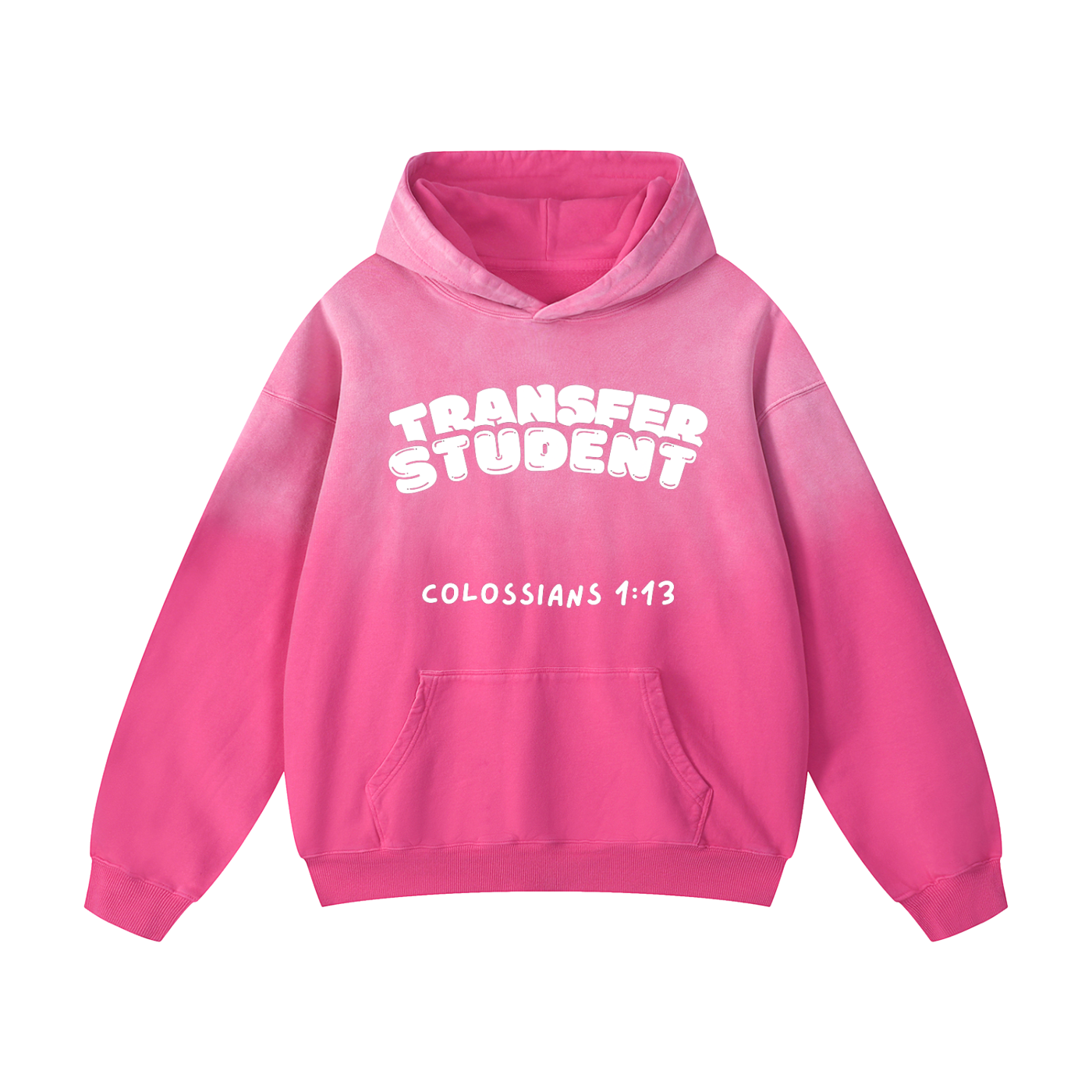Transfer Student Heavyweight Sunfade Oversized Hoodie