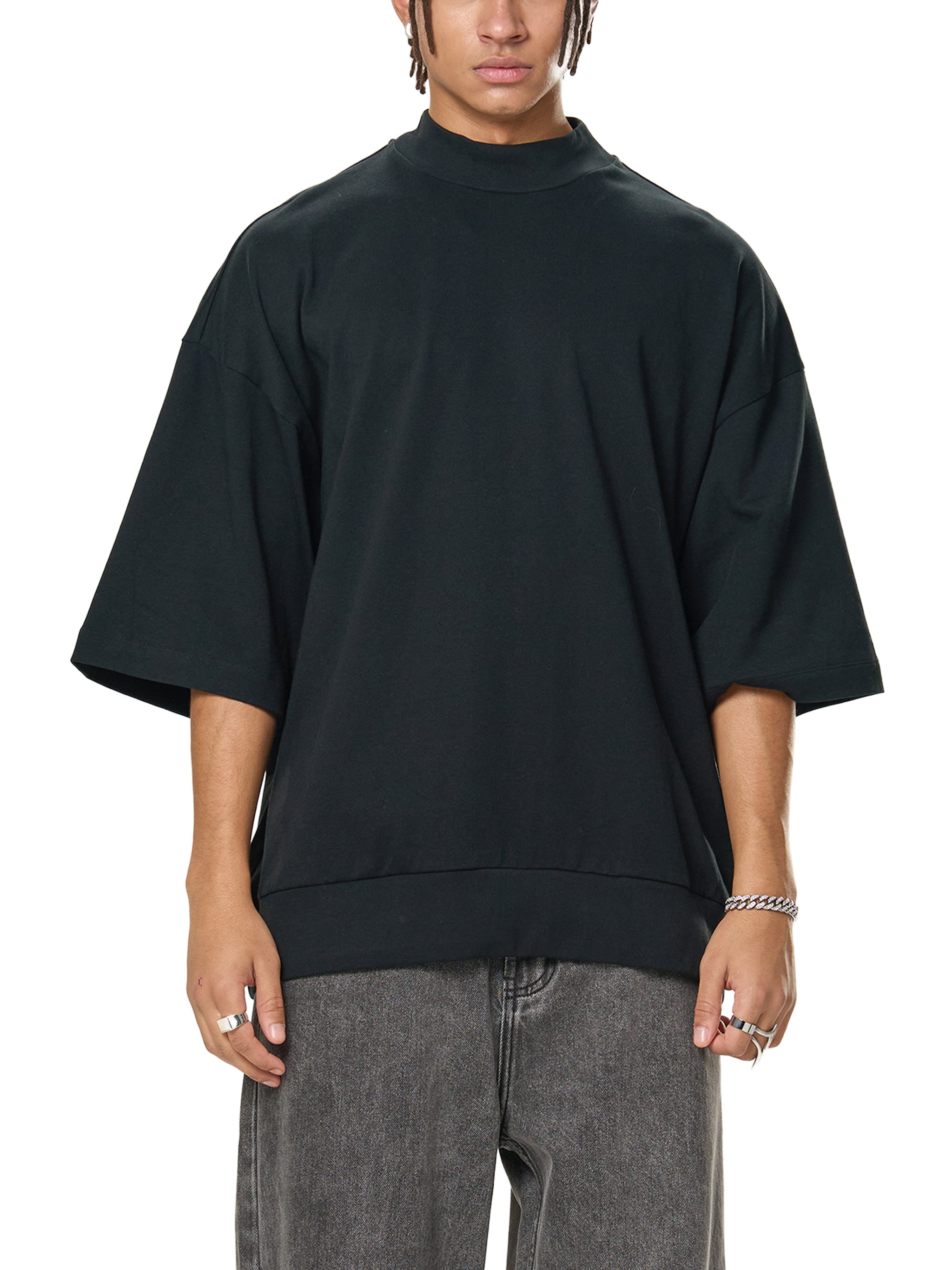 Transfer Student Heavyweight Mock Neck T-shirt